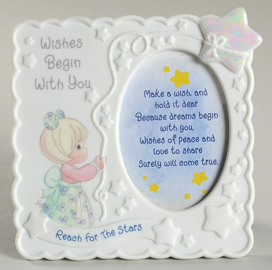 Precious Moments Frames Wishes Begin With You-Reach For The Star - No Box by Precious Moments-1