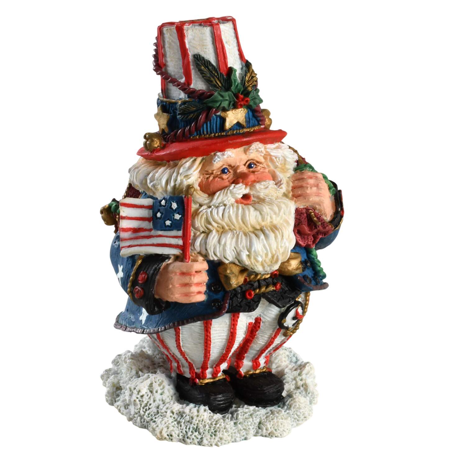Crinkle Claus Limited Edition American Santa - Boxed by Possible Dreams-1