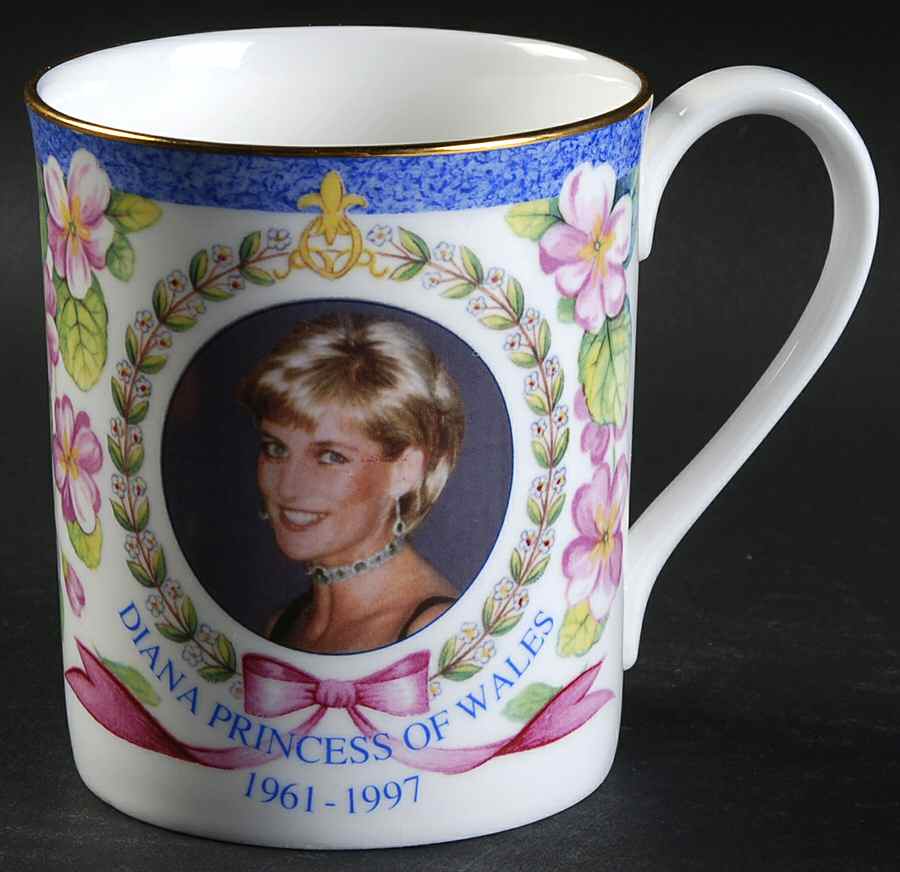 Royalty Giftware Princess Diana Memorial Mug - No Box by Peter Jones of Wakefield-1