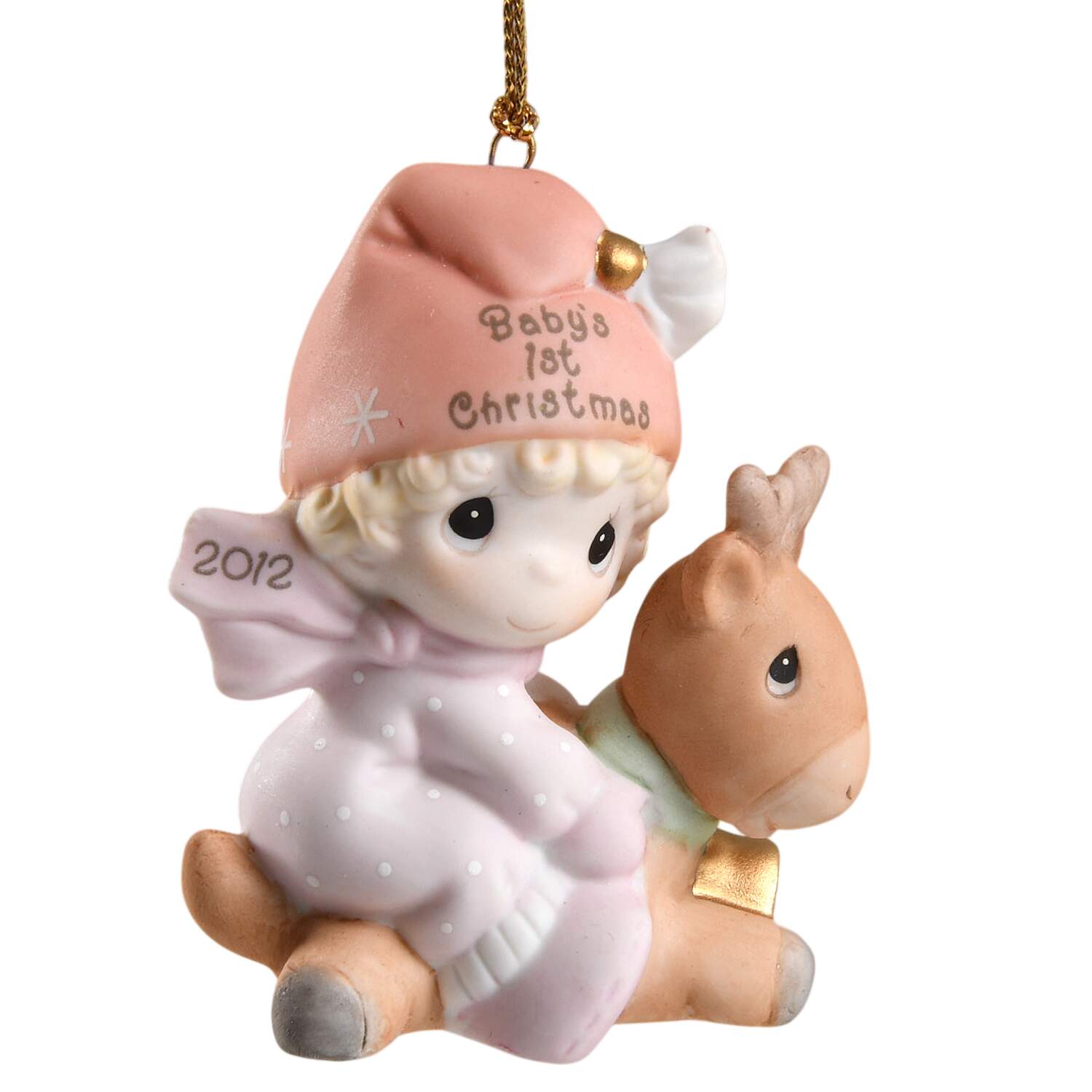 Baby's First Christmas Girl-Baby's First Christmas - No Box by Precious Moments-1