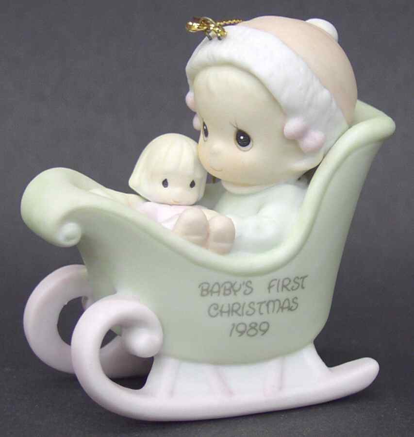 Baby's First Christmas Girl-Baby's First Christmas - Boxed by Precious Moments-1