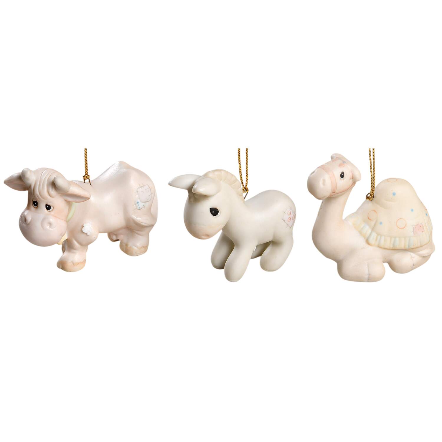Nativity Ornaments Camel Donkey & Cow-Set Of 3 - No Box by Precious Moments-1