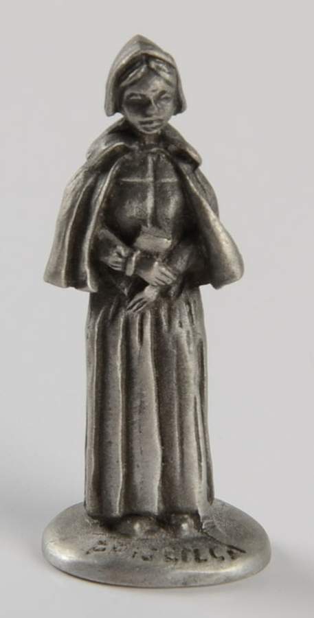 Mayflower Figurines Priscilla - No Box by Plymouth Pewter-1