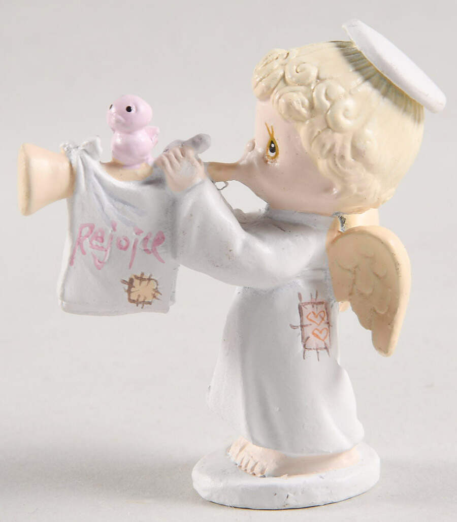 Nativity-Pewter Rejoice O Earth Angel - Boxed by Precious Moments-1