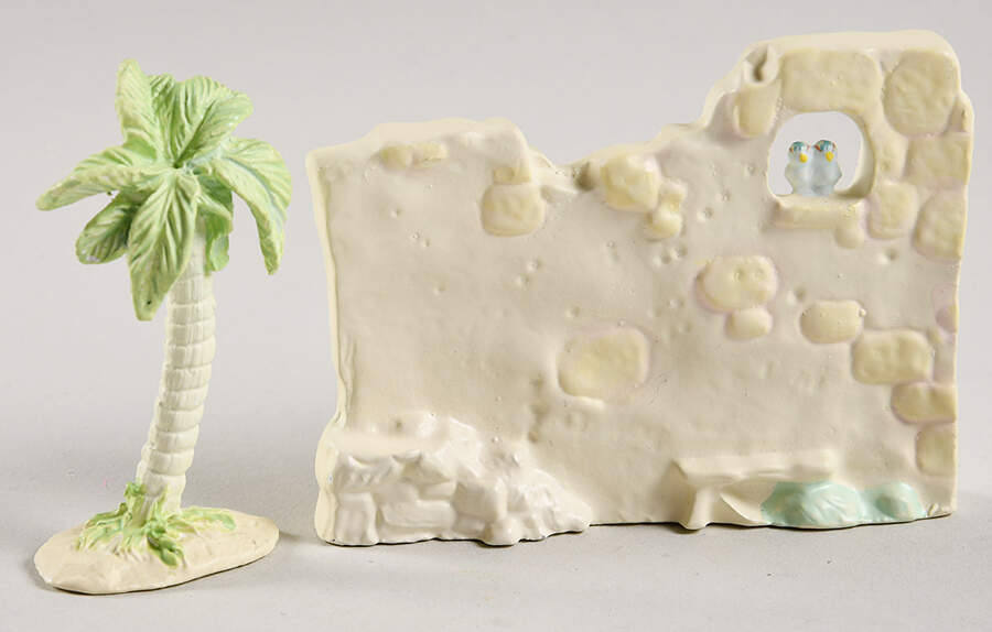 Nativity-Pewter Wall And Palm Tree - Set Of 2 - No Box by Precious Moments-1
