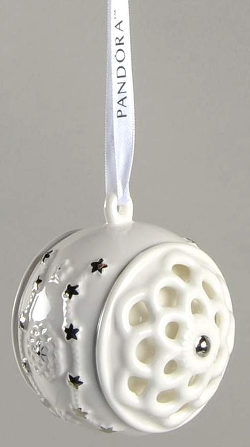 Hidden Gift Ornament Snowball Ornament - With Box by Pandora-1