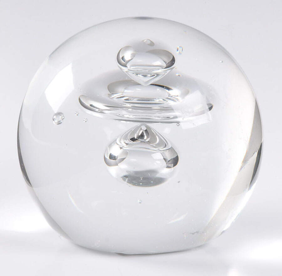 Simon Pearce Paperweights Controled Bubbles - No Box by Simon Pearce-1