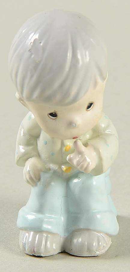 We Gather Together-Pewter Brother Shushing Tippy - No Box by Precious Moments-1