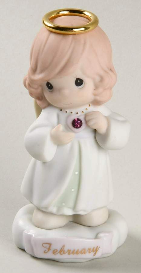 Birthstone Angels-Little Moments February - Boxed by Precious Moments-1