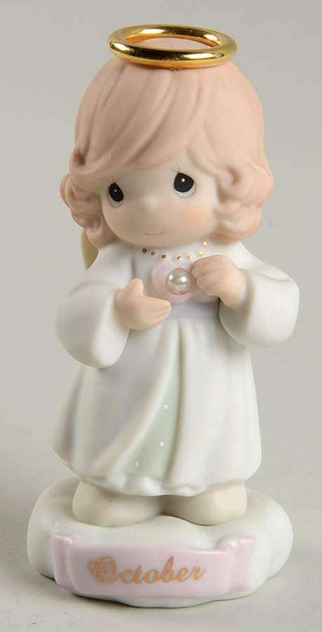 Birthstone Angels-Little Moments October - Boxed by Precious Moments-1