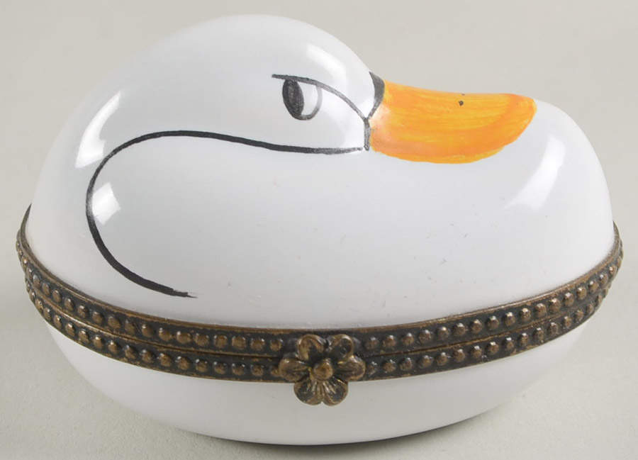 Limoges Boxes By Pierre Deux Duck - No Box by Pierre Deux-1