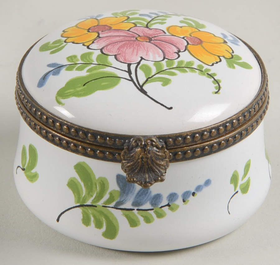 Limoges Boxes By Pierre Deux Flowers - No Box by Pierre Deux-1