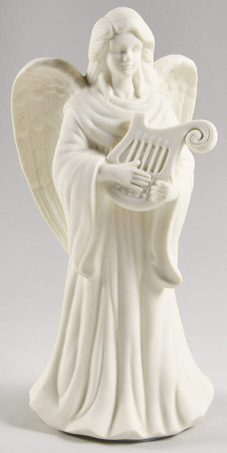 Candle Votives Angel With Lyre - No Box by PartyLite China-1