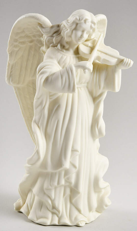 Candle Votives Angel With Violin - No Box by PartyLite China-1