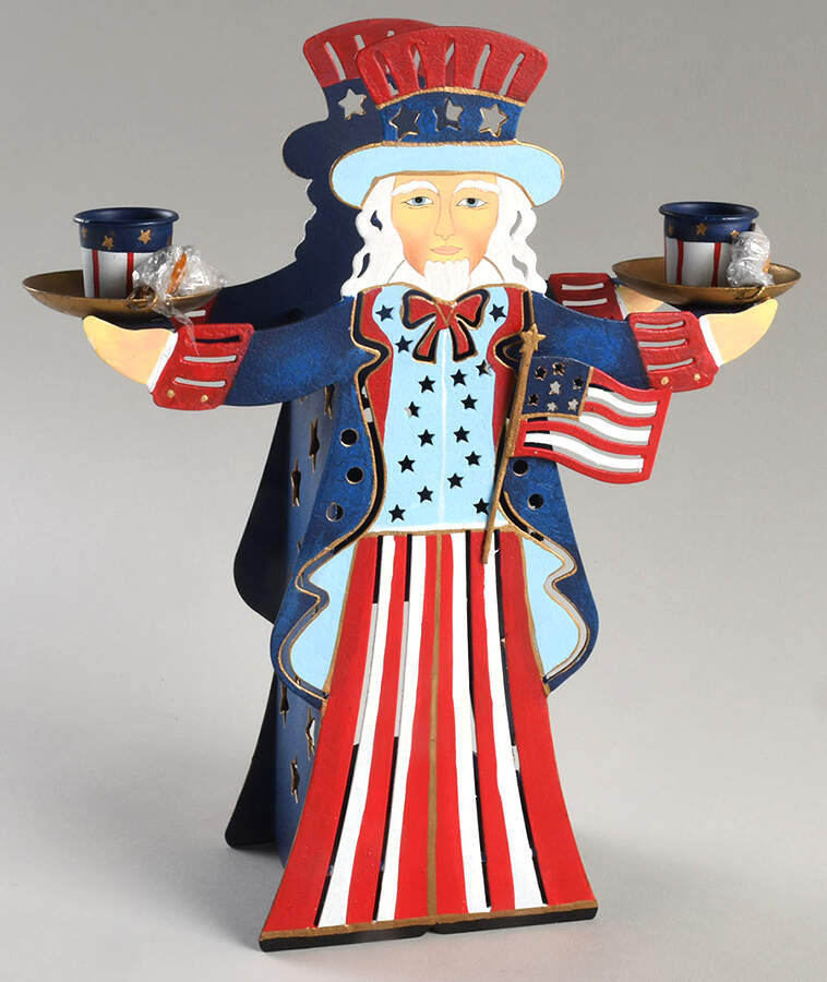 Candle Votives Uncle Sam Candle Holder - No Box by PartyLite China-1