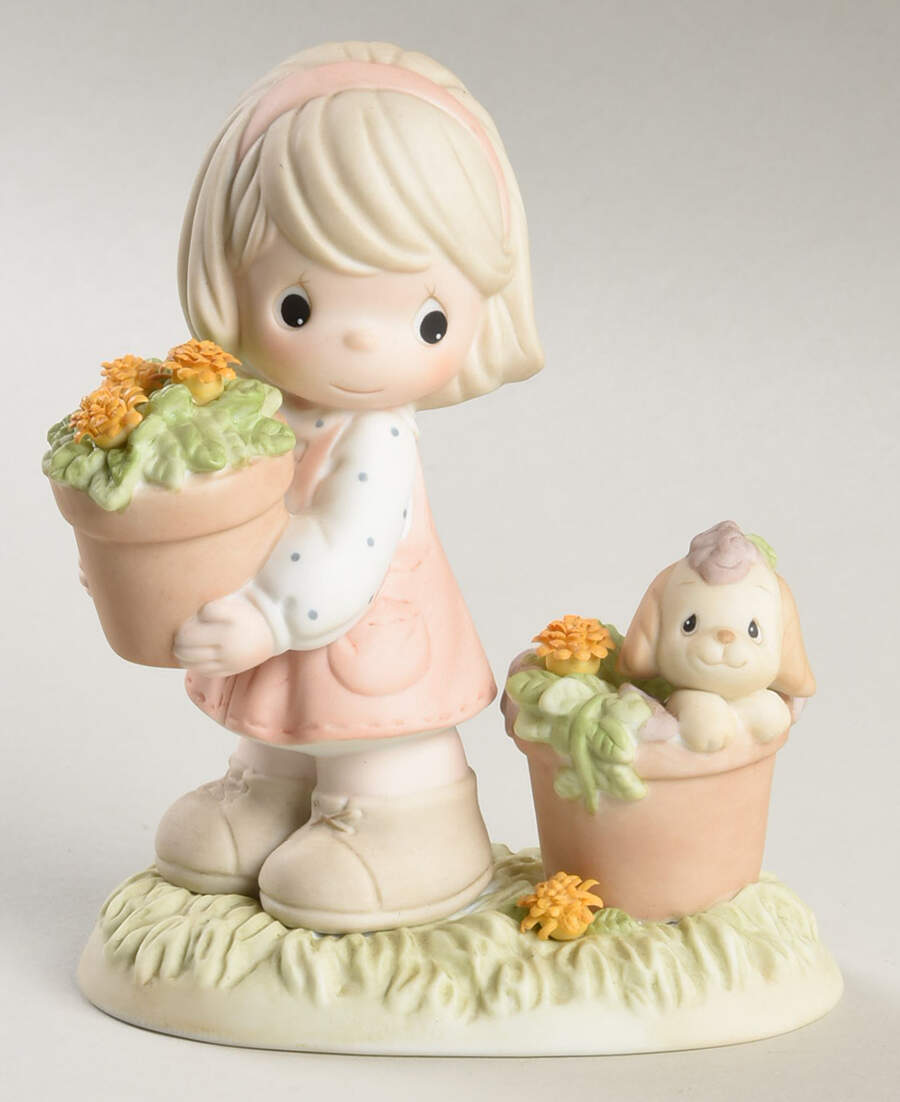November-Calendar Girls Sandal -Chrysanthemum Sassy & Cheerful - Sandal Trademark With Box by Precious Moments-1