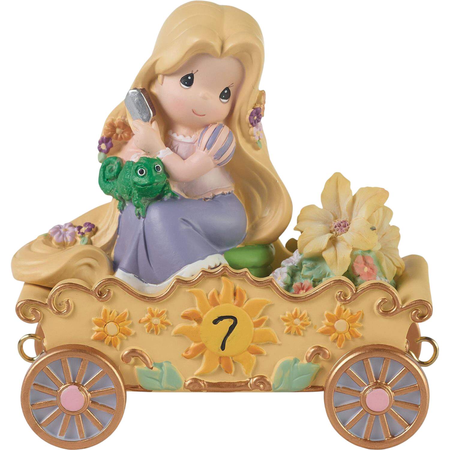Disney Birthday Parade Series Rapunzel-Age 7 I'm In Heaven To Be Seven - Boxed by Precious Moments-1