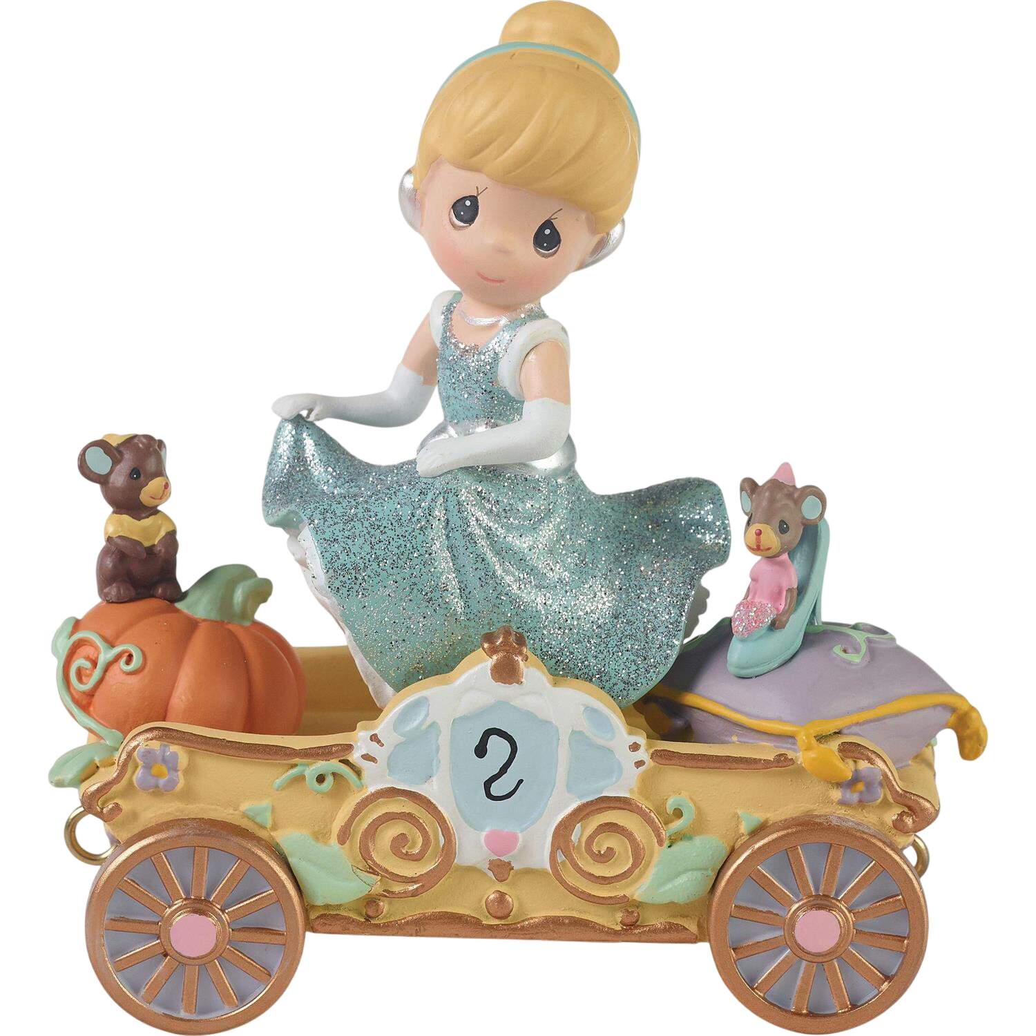 Disney Birthday Parade Series Cinderella-Age 2 Bibbidi Bobbidi Boo Now - Boxed by Precious Moments-1