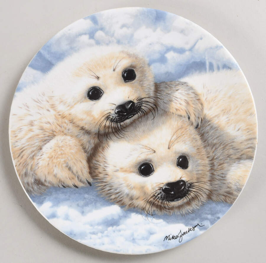 The Beauty of Polar Wildlife Baby Seals - No Box by Royal Grafton-1