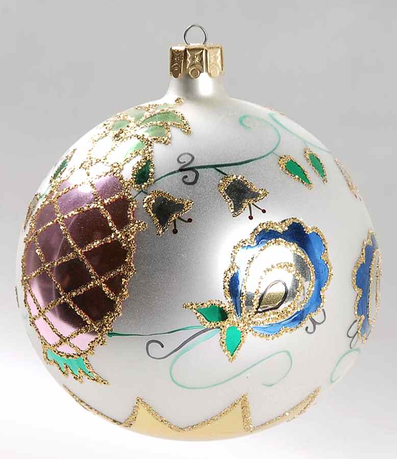 Balls Southern Colonial-Silver - No Box by Christopher Radko-1