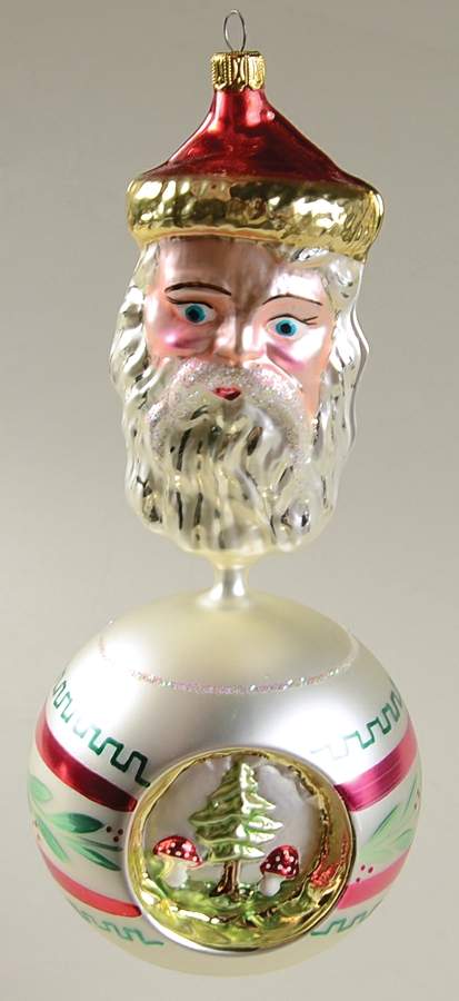 Reflectors (Figural) Victorian Santa Reflector - No Box by Christopher Radko-1