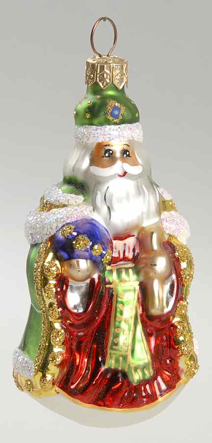 Santas Westminster Santa-Green Robe - No Box by Christopher Radko-1