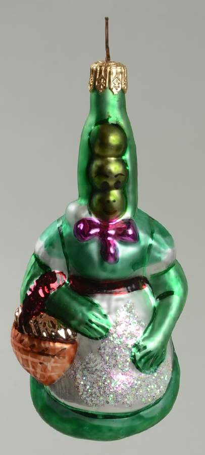 Fruits & Veggies Garden Girls-Peas - No Box by Christopher Radko-1