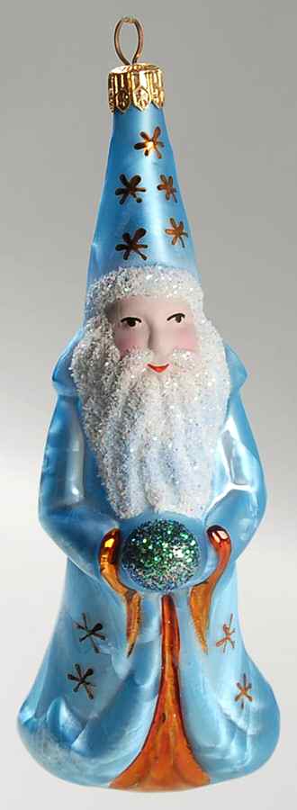 Fantasy & Mythical Slim Wizard-Dark Blue - No Box by Christopher Radko-1