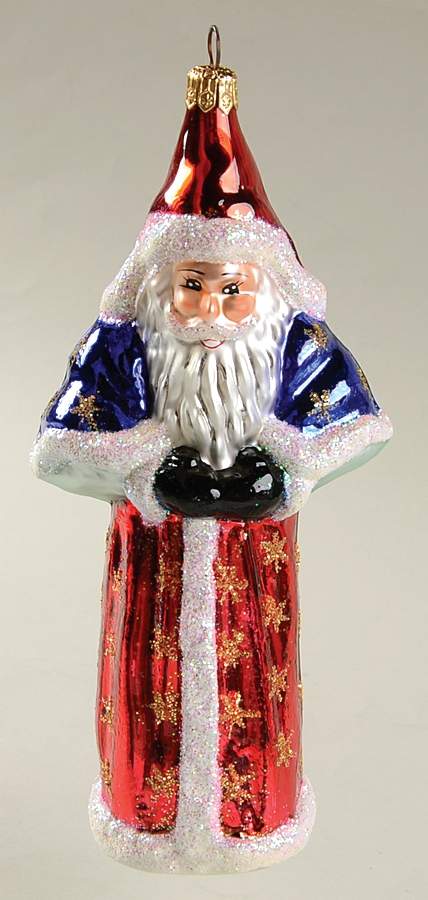 Santas Yankee Doodle-Solid Red Hat - No Box by Christopher Radko-1