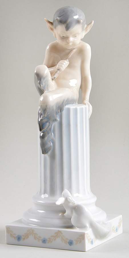 Fantasy & Legends Faun With Squirrel - No Box by Royal Copenhagen-1
