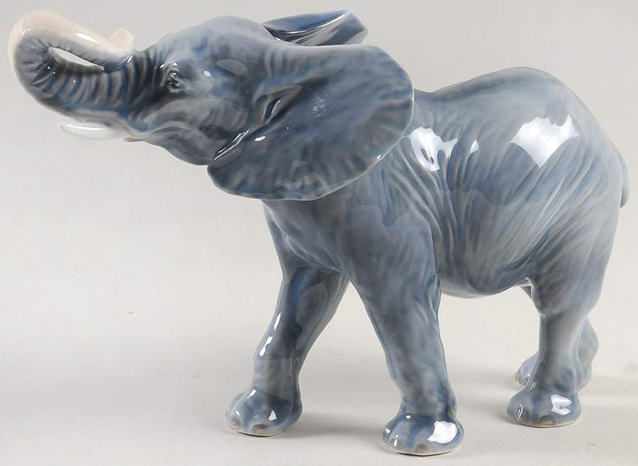 Animals-Wildlife Elephant - No Box by Royal Copenhagen-1