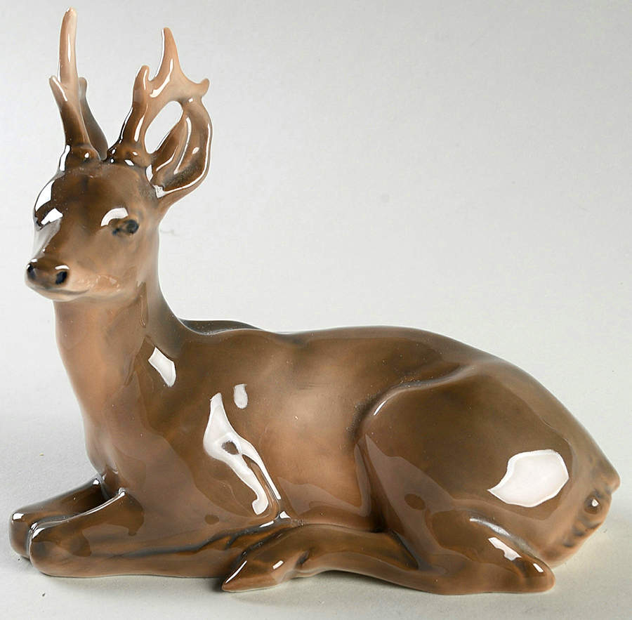 Animals-Wildlife Stag - No Box by Royal Copenhagen-1