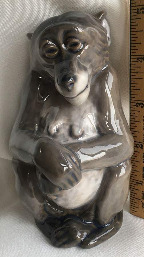 Animals-Wildlife Monkey - No Box by Royal Copenhagen-1
