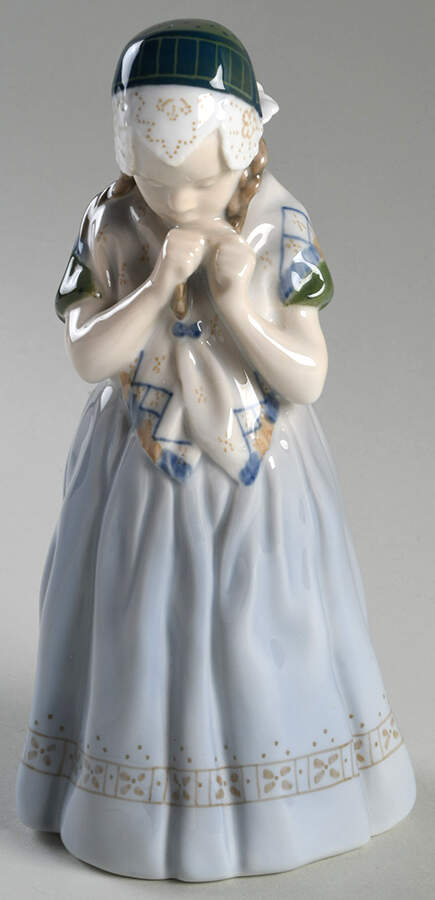 World Life Girl From Bornholm - No Box by Royal Copenhagen-1
