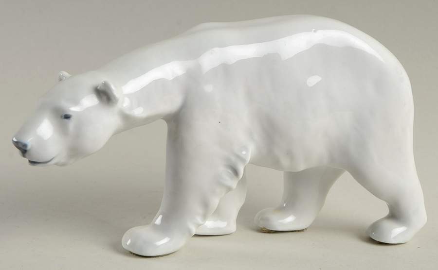 Animals-Wildlife Polar Bear Walking - No Box by Royal Copenhagen-1
