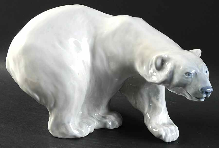 Animals-Wildlife Polar Bear Standing - No Box by Royal Copenhagen-1