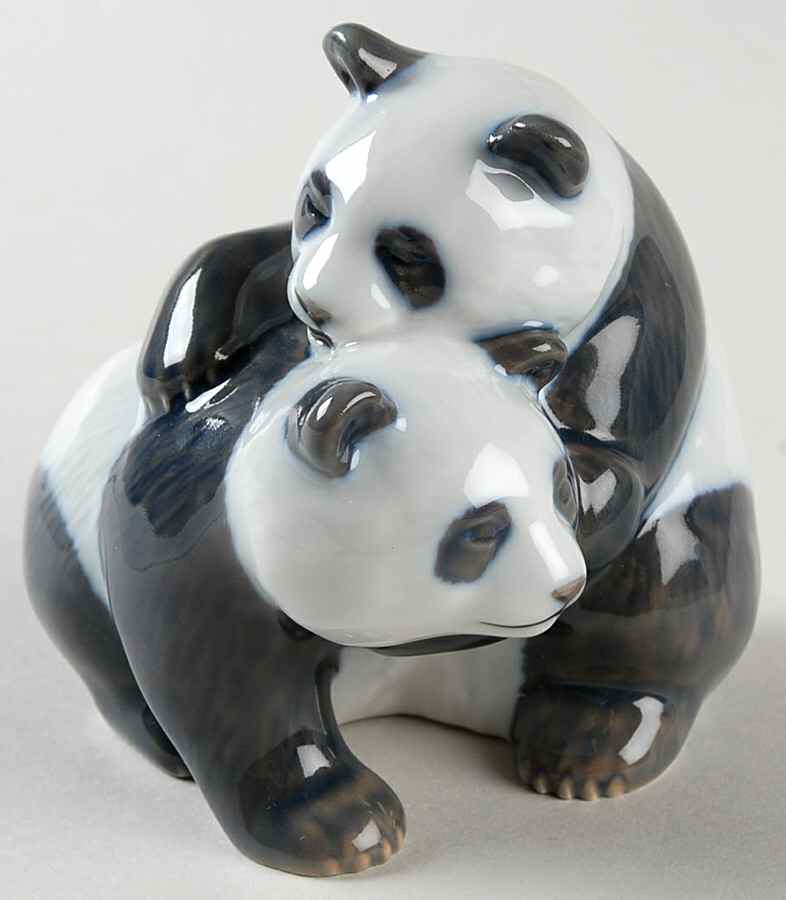 Animals-Wildlife Panda Playing - No Box by Royal Copenhagen-1