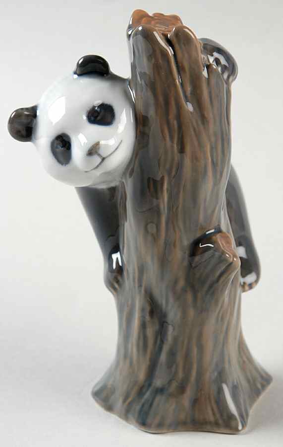 Animals-Wildlife Panda Climbing - No Box by Royal Copenhagen-1