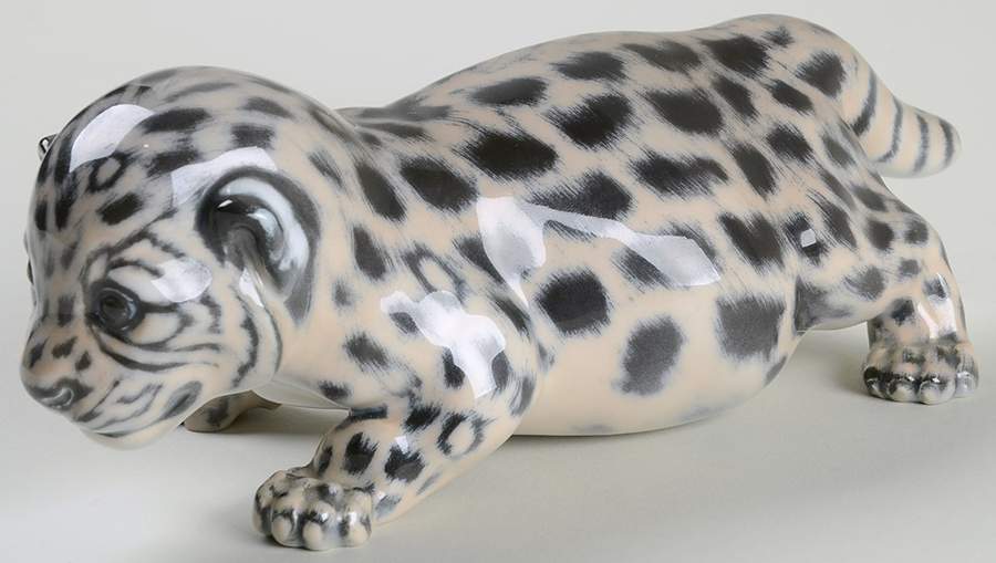 Animals-Wildlife Jaguar Cub - No Box by Royal Copenhagen-1