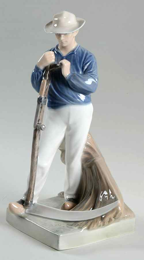 World Life Man With Scythe - No Box by Royal Copenhagen-1