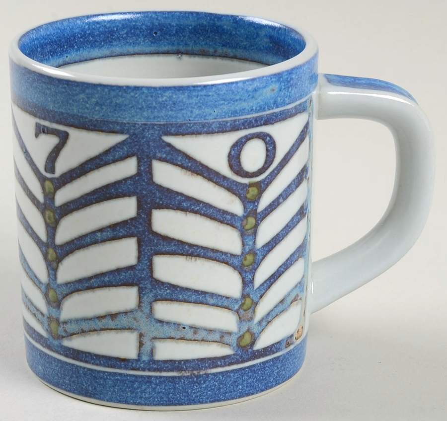 Annual Mug-Small 1970 By Dorte Schierup - No Box by Royal Copenhagen-1