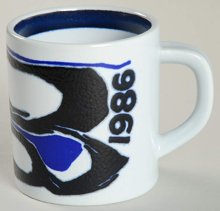 Annual Mug-Small 1986 By Inge-Lise Koefoed - No Box by Royal Copenhagen-1