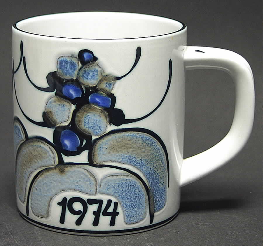 Annual Mug-Large 1974 By Ellen Malmer - Boxed by Royal Copenhagen-1
