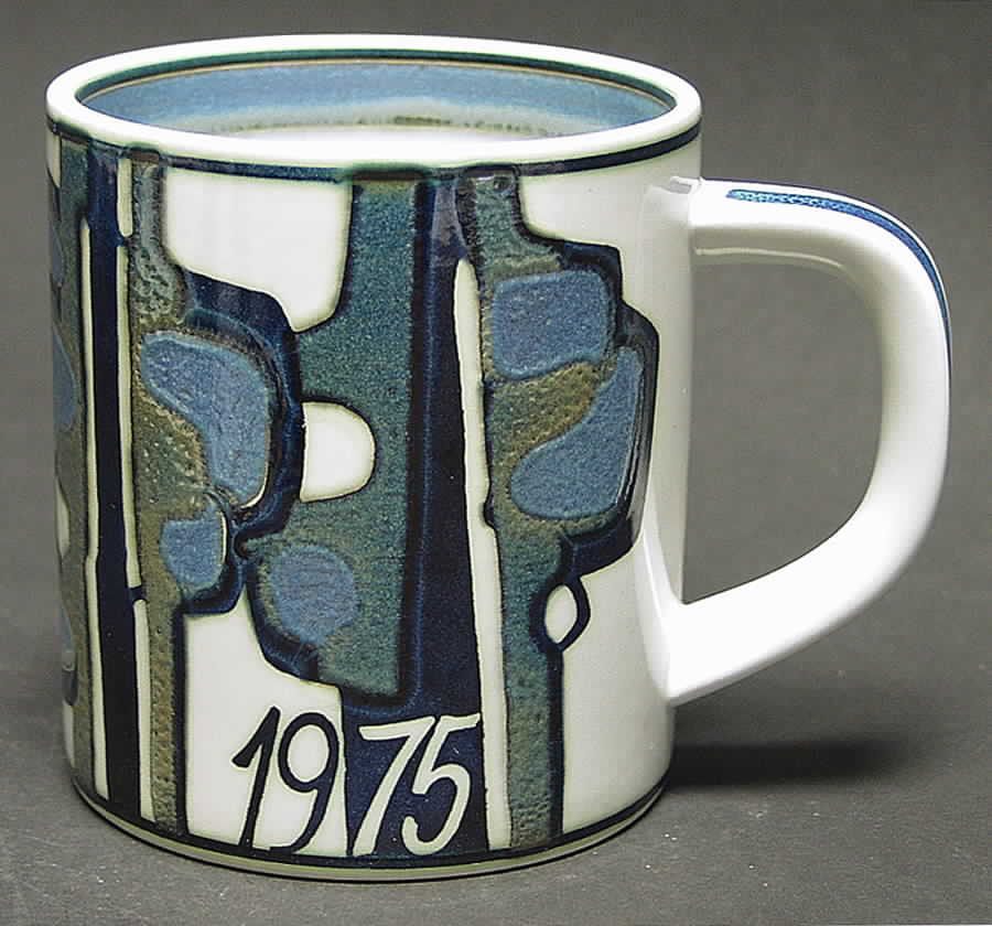 Annual Mug-Large 1975 By Bodil Buch - Boxed by Royal Copenhagen-1