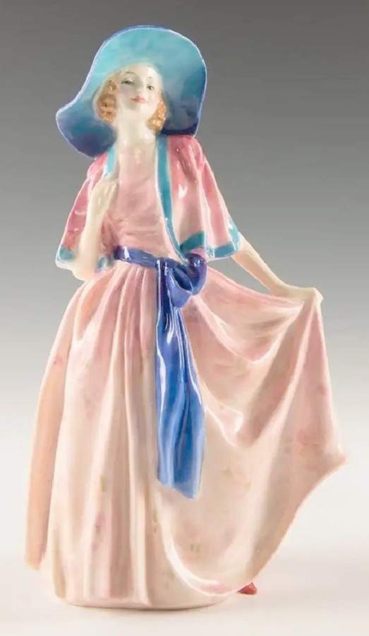 Royal Doulton Figurine Nadine-Pink - No Box Nb1948 by Royal Doulton-1