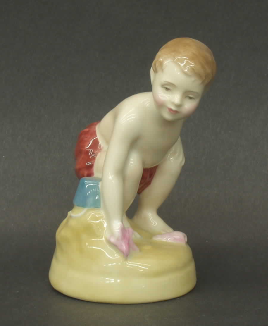Child Studies By Peggy Davies Seashore - Boxed by Royal Doulton-1