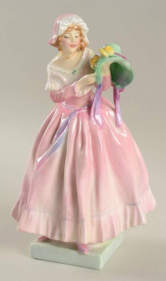 Royal Doulton Figurine The New Bonnet - Nb1374, No Box by Royal Doulton-1