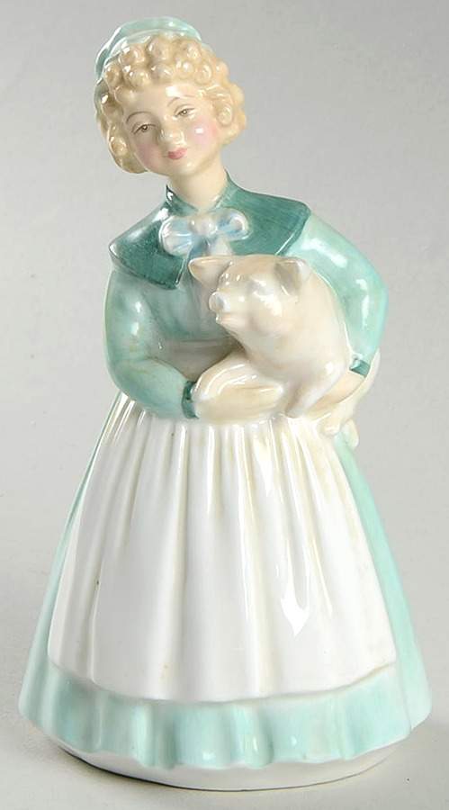 Child Studies By Peggy Davies Stayed At Home - Boxed by Royal Doulton-1