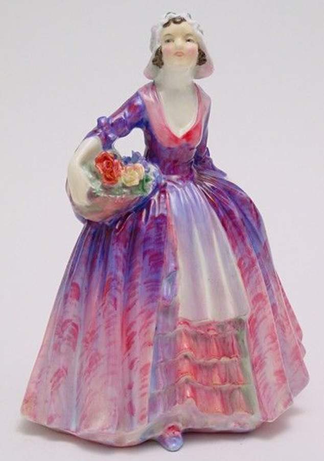 Royal Doulton Figurine Janet-Red & Purple - No Box Nb1920 by Royal Doulton-1