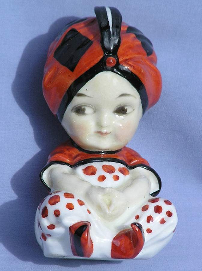 Royal Doulton Figurine Boy With Turban-Orange,Black & White - With Box Bx1888 by Royal Doulton-1
